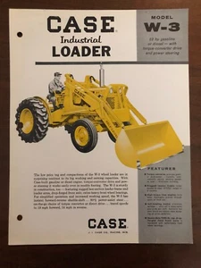 VINTAGE CASE INDUSTRIELADER MODELL W-3 SPECIFICATION SHEET BROSCHÜRE - Bild 1 von 2