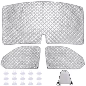 Windscreen Cover Campervan Internal Thermal Blind for Peugeot Boxer Fiat Ducato - Picture 1 of 8