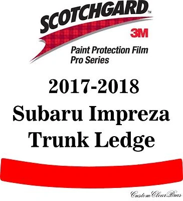 Película de protección de pintura 3M Scotchgard serie Pro para Subaru Impreza 2017 2018 Foto 1 de 3