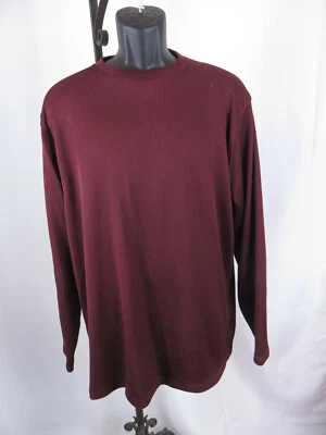 Camisa masculina marrom Haggar Enterprise manga longa com nervuras absorção de umidade tamanho XL  - Imagem 1 de 3