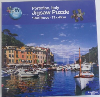 PORTOFINO IN ITALY 1000 PIECE JIGSAW PUZZLE LOVELY SCENE.(122) - Image 1 of 4