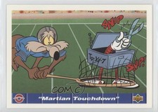 1992 Upper Deck Comic Ball IV Marvin the Martian Wile E Coyote Touchdown #165