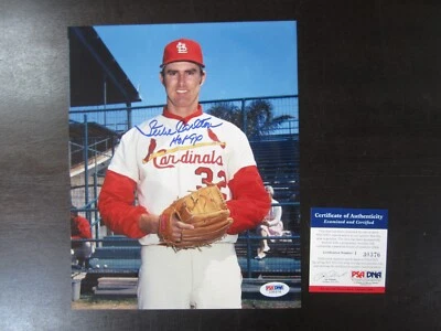 Steve Carlton Autograph Signed Auto 8 x 10 Photo PSA/DNA St Louis Cardinals - Image 1 of 2