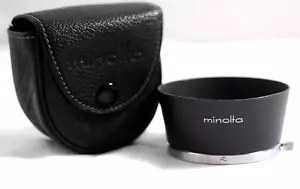 VINTAGE MINOLTA D57KB METAL CAMERA LENSHOOD FOR 58MM F1.4 ROKKOR LENS (MINT) - Picture 1 of 3