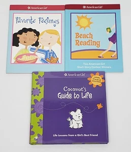 Lot of 3 American Girl Books -Coconut's Guide, Beach Reading, Favorite Feelings - Picture 1 of 3