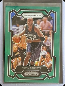 Kevin Garnett - 2023-24 Panini Prizm Basketball - Green Prizm #183 - Bild 1 von 1