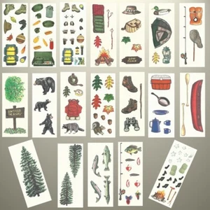 Creative Memories CAMPING, HIKING, FISHING STUDIO STICKERS - VARIETY TO CHOOSE - Picture 1 of 16