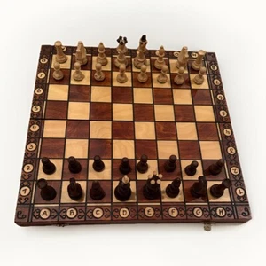 Weigle Handmade European Senator Chess Set Hand Carved Pieces Complete 16” Large - Picture 1 of 18