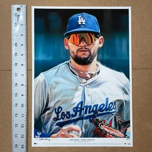 2024 Topps Living ANDY PAGES 10x14 Art Print JARED KELLEY Signed SP #8/9 - Picture 1 of 5