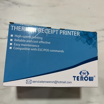 TEROW T5890K USB Thermal Receipt Printer 58MM POS Printer Portable Label Printer - Image 1 of 4