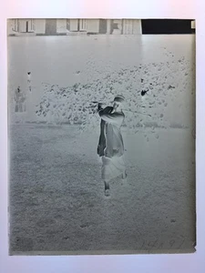 ORIG 1923 EDITH LEITCH, ENGLISH GOLF CHAMPION, DEAL N.J., GLASS NEGATIVE PHOTO - Picture 1 of 1