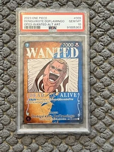 PSA 10 Donquixote Doflamingo ST03-009 Wanted Poster One Piece TCG - Foto 1 di 2