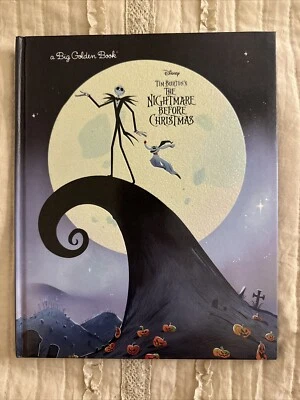 Big Golden Book Disney The Nightmare Before Christmas Hardcover NEW - Image 1 of 2