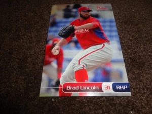 PHILLIES 2014 Brad Lincoln PHOTO CARD 4" X 6" SGA - Picture 1 of 1