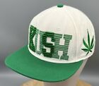 Kush 3D Neon Lights Men?S Cap Wool Snapback Fire It Up 3 Side Logos Green Hat Os