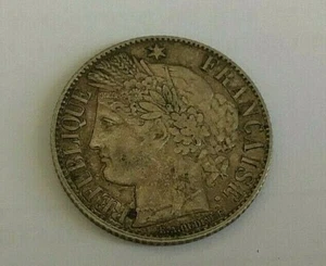 MONNAIE ANCIENNE EN ARGENT DE 1F CERES 1894 A  PARIS - Picture 1 of 3