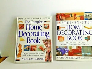2 Nicholas Barnard Books Complete Home Decorating-Step by Step Home Decorating  - Picture 1 of 7