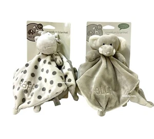 Elli and Raff Grey Range Baby Toys Range Comfort Plush Blanket Cot Toys 0+ Month - Picture 1 of 15