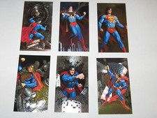 1994 SUPERMAN MAN OF STEEL PLATINUM COLLECTORS SPECTRA ETCH FOIL 6 CARD SET!