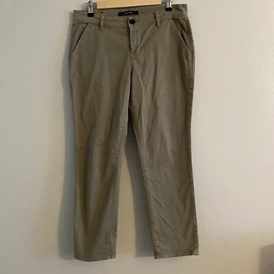 Pantalones chinos marca J para mujer W28 calce ajustado hasta el tobillo verde oliva gris Foto 1 de 4