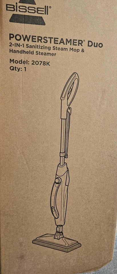 Bissell Mop PowerSteamer Duo 2-in-1 Steam Mop w/ Fabric Steamer Multi Surface - Image 1 of 1