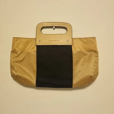 Bolso de Mano Sequoia Negro y Beige Foto 1 de 4