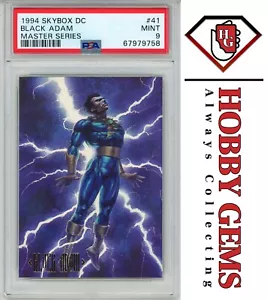 BLACK ADAM PSA 9 1994 Skybox DC Master Series #41 C2 - Picture 1 of 2