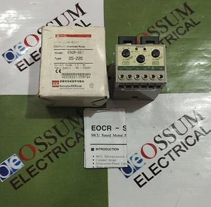 SAMWHA EOCR-SS1 THERMAL OVERLOAD RELAY 0.5-6AMP FREE FAST SHIPPING - Picture 1 of 7