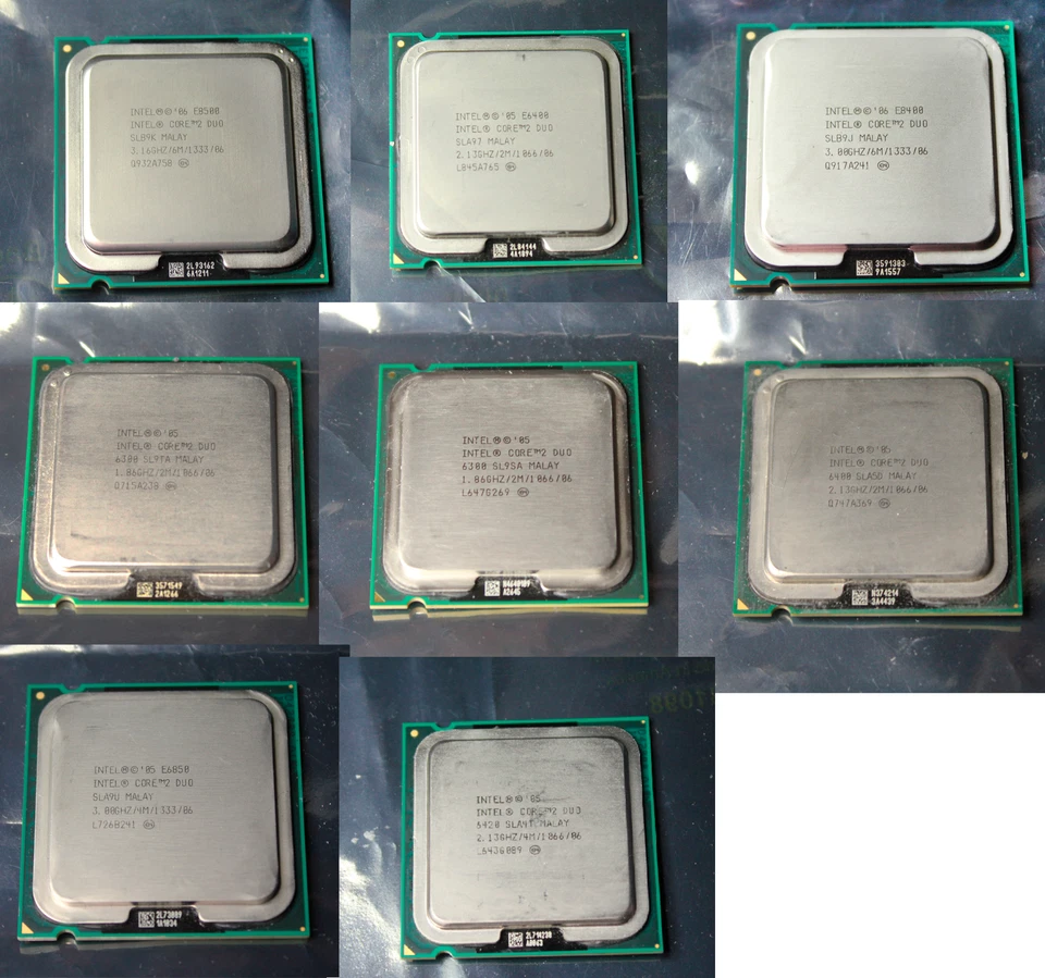 LGA775 CPU Intel Core 2 Duo 1.867GHz 2.133GHz 3GHz 3.167GHz / 1066MHz 1333MHZ - Image 1 of 1