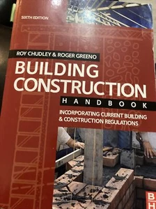 Building Construction Handbook Incorporating Current Building & Construction - Picture 1 of 1