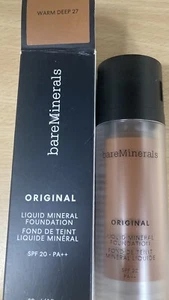 Bare Minerals Original Liquid Foundation Warm Deep 27 30ml Brand New & Boxed - Picture 1 of 5