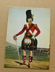 Officer 79th Cameron Highlanders Scottish United Services Museum Postcard 6x4 - Picture 1 of 3