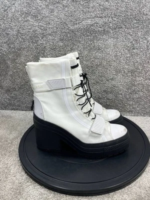 Botas Converse para mujer talla 9,5 Chuck Taylor All Star talla 82 blancas plataforma al tobillo Foto 1 de 4