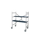 Metal Tech I-IMAC 4ft Folding Aluminum Scaffold w/ Platforms & Casters