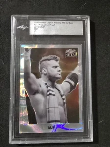 2024 Leaf Metal Legends Wrestling 1/1 Lava Silver MJF Proof Card Encased - Picture 1 of 1