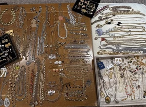 Riesiger Nachlass Konvolut Antik Vintage Schmuck Gold Silber meist signiert alles geht - Bild 1 von 24