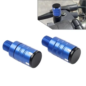 Spiegelloch-Verschlussstopfen Schraubverschluss Schraube für Yamaha MT07 09 Blau - Picture 1 of 11