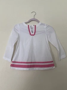 Janie and Jack Girls White Tunic Top – Size 5 - Picture 1 of 12