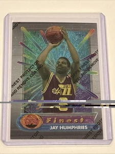 1995 Topps Finest Basketball Jay Humphries Utah Jazz Karte #307 - Bild 1 von 2