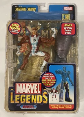 ToyBiz Marvel Legends Sentinel Serie BAF Ángel Variante "Rojo" 2005 Nuevo en caja Foto 1 de 3