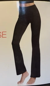Hanes Mid-Rise Yogahose Polyester Elasthan Damen Gr. M schwarz 441985 - Bild 1 von 4