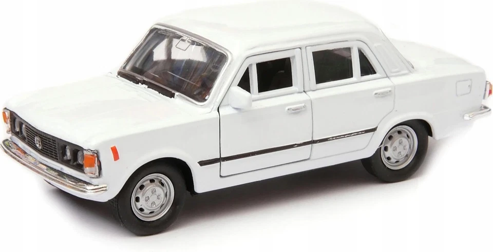 Welly Fiat 125P White 1:34 1:39 Scales 4.5 Inch Car US IMPORT DUTIES PAID - Image 1 of 4