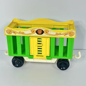 Fisher Price Little People Coche León Verde y Amarillo Circo Tren SOLO - Imagen 1 de 9