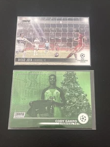 2022/23 Topps Stadium Club Chrome Lot Diogo Jota & Cody Gakpo /199 Liverpool FC - Bild 1 von 2