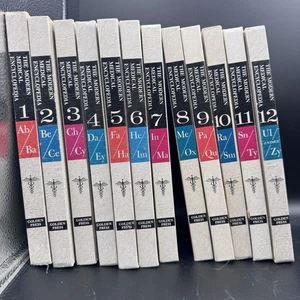 Vintage The Modern Medical Encyclopedia Set (12 Volumes) Golden Press Complete - Bild 1 von 2