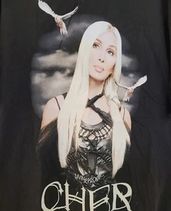 Vintage Cher Living Proof Black Farewell Cherwell Tour 2003 T-Shirt Women's XL - Picture 1 of 5