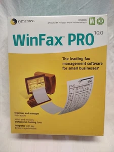 Scellé en usine ! SYMANTEC WinFax Pro Ver 10.0 Win XP 2000 NT ME 98 95 avec notice - Photo 1/3