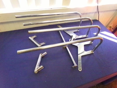 OEM 68-77 FL FLH Shovelhead Saddlebag Guard - Image 1 of 4