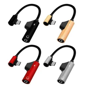 Adaptador de carga divisor de audio auxiliar conector USB-C tipo C a 3,5 mm CALIENTE - Imagen 1 de 10