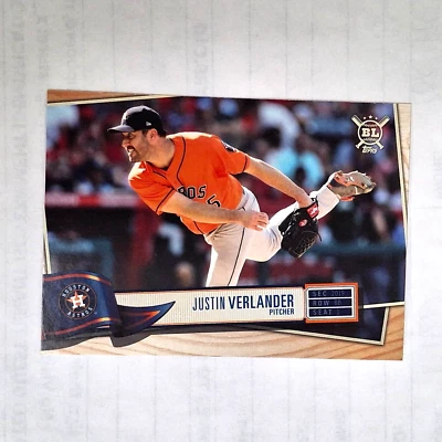2019 Topps BIG LEAGUE - Justin Verlander - Card # 159 - NICE CARD - NRMNT/MINT - Image 1 of 4